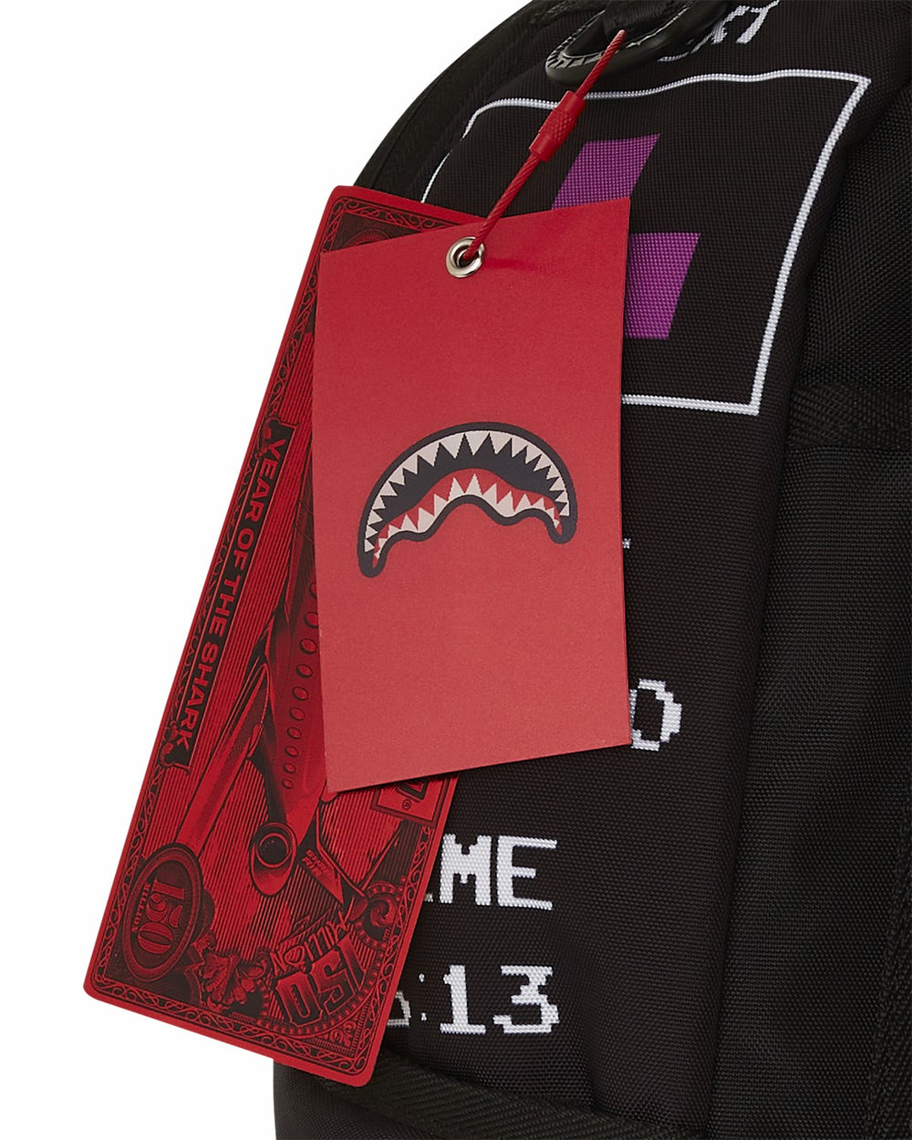 TETRIS WITH DIABLO AND MONEY BEAR BACKPACK | Sprayground Hot Deal