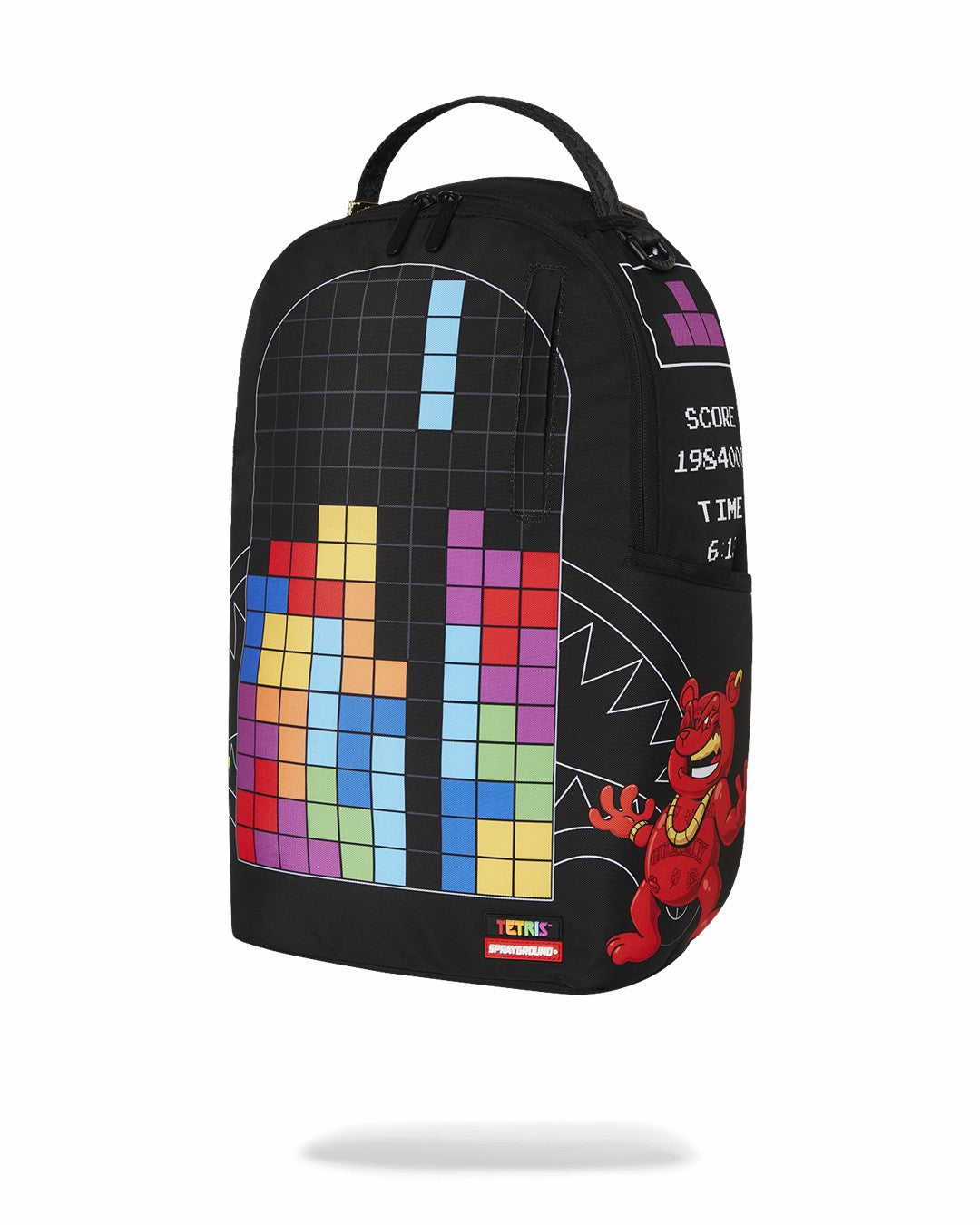 TETRIS WITH DIABLO AND MONEY BEAR BACKPACK | Sprayground Hot Deal