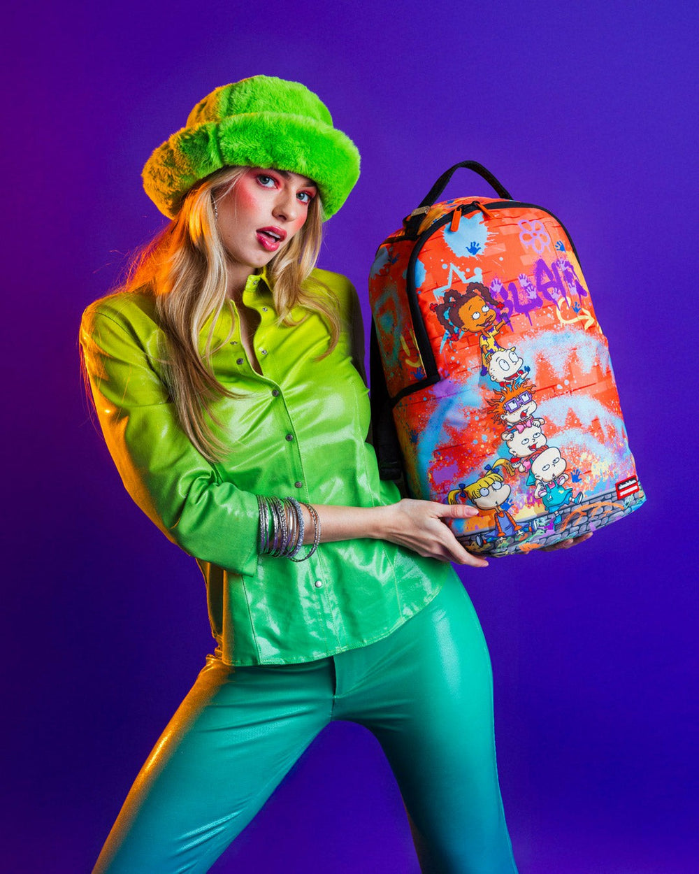 RUGRATS PAINT SITUATION DLXR BACKPACK | Sprayground Limited Offer