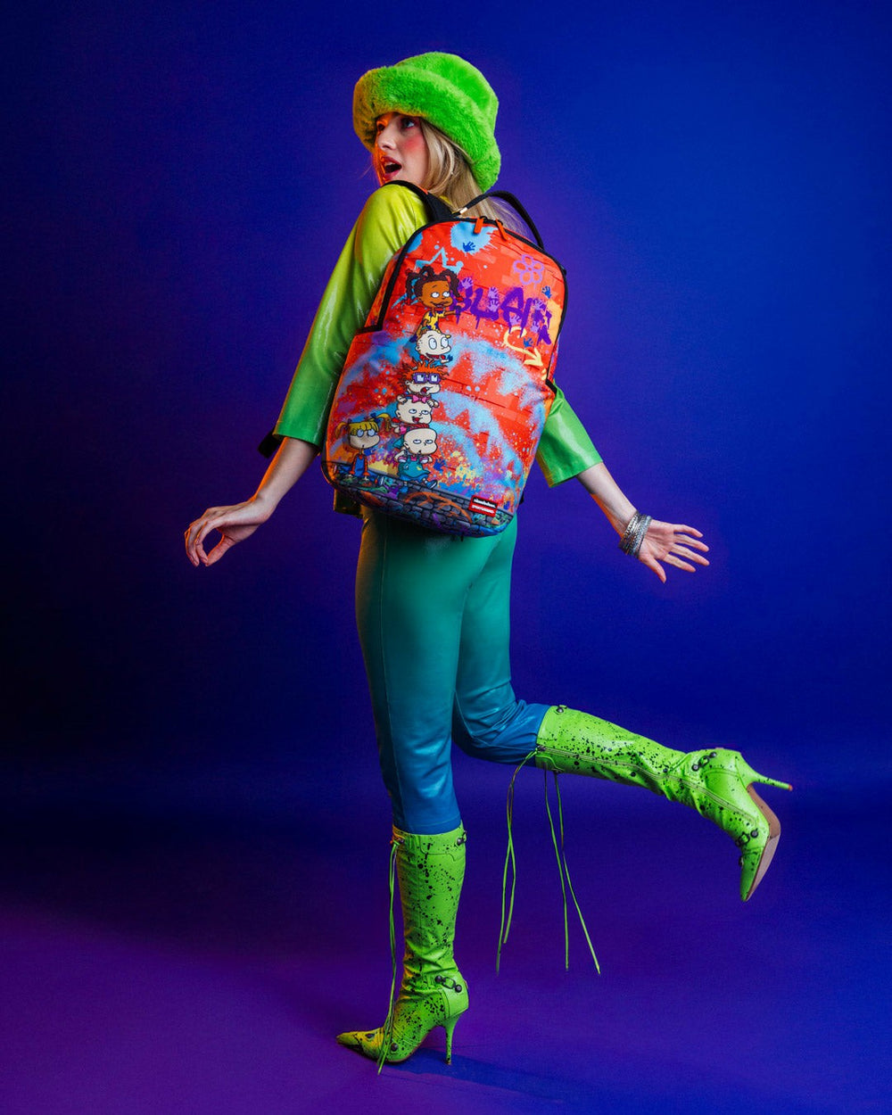 RUGRATS PAINT SITUATION DLXR BACKPACK | Sprayground Limited Offer