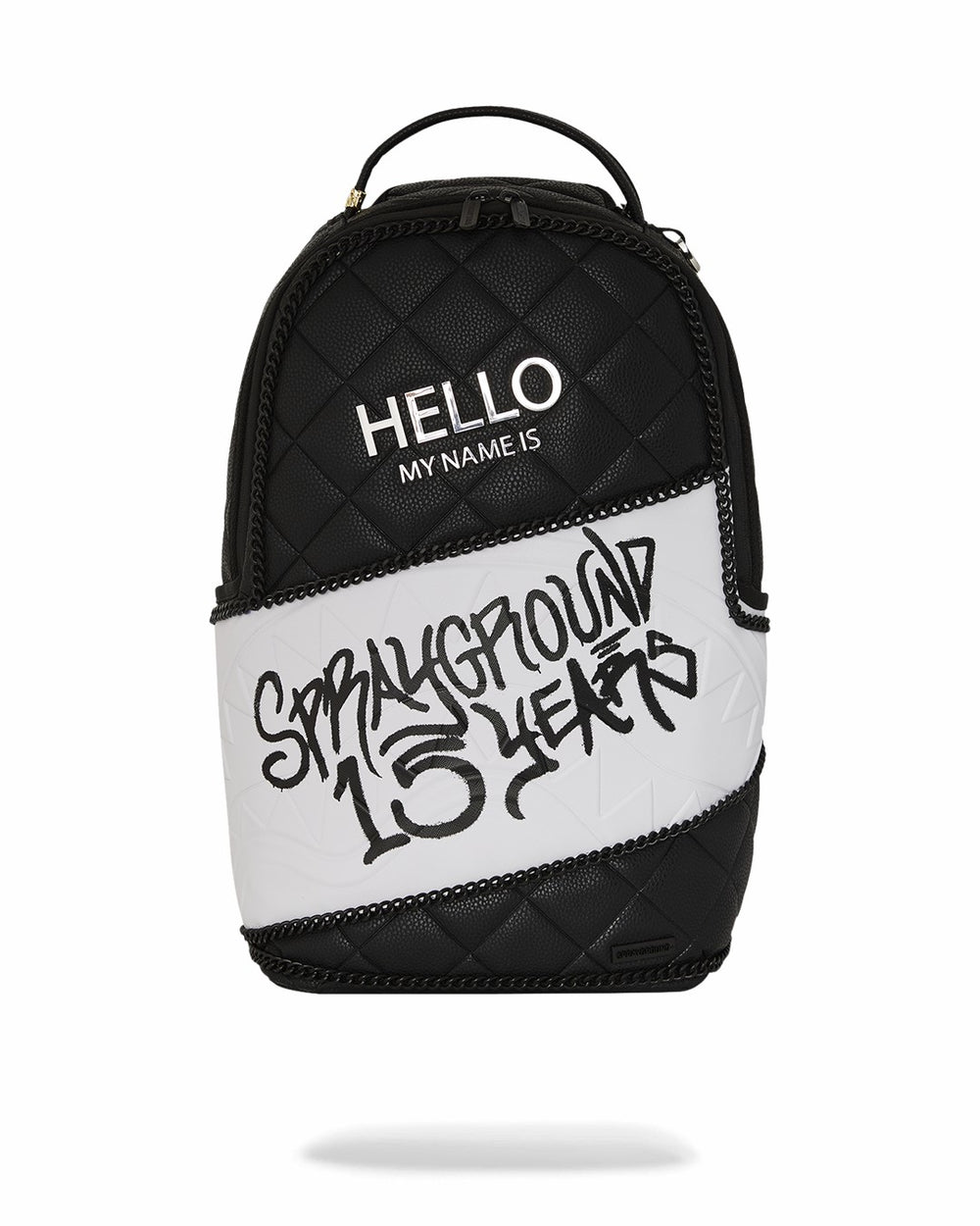 HELLO MY NAME IS 15 YEARS QUILTED BACKPACK (SUPER RARE) | Sprayground On Sale