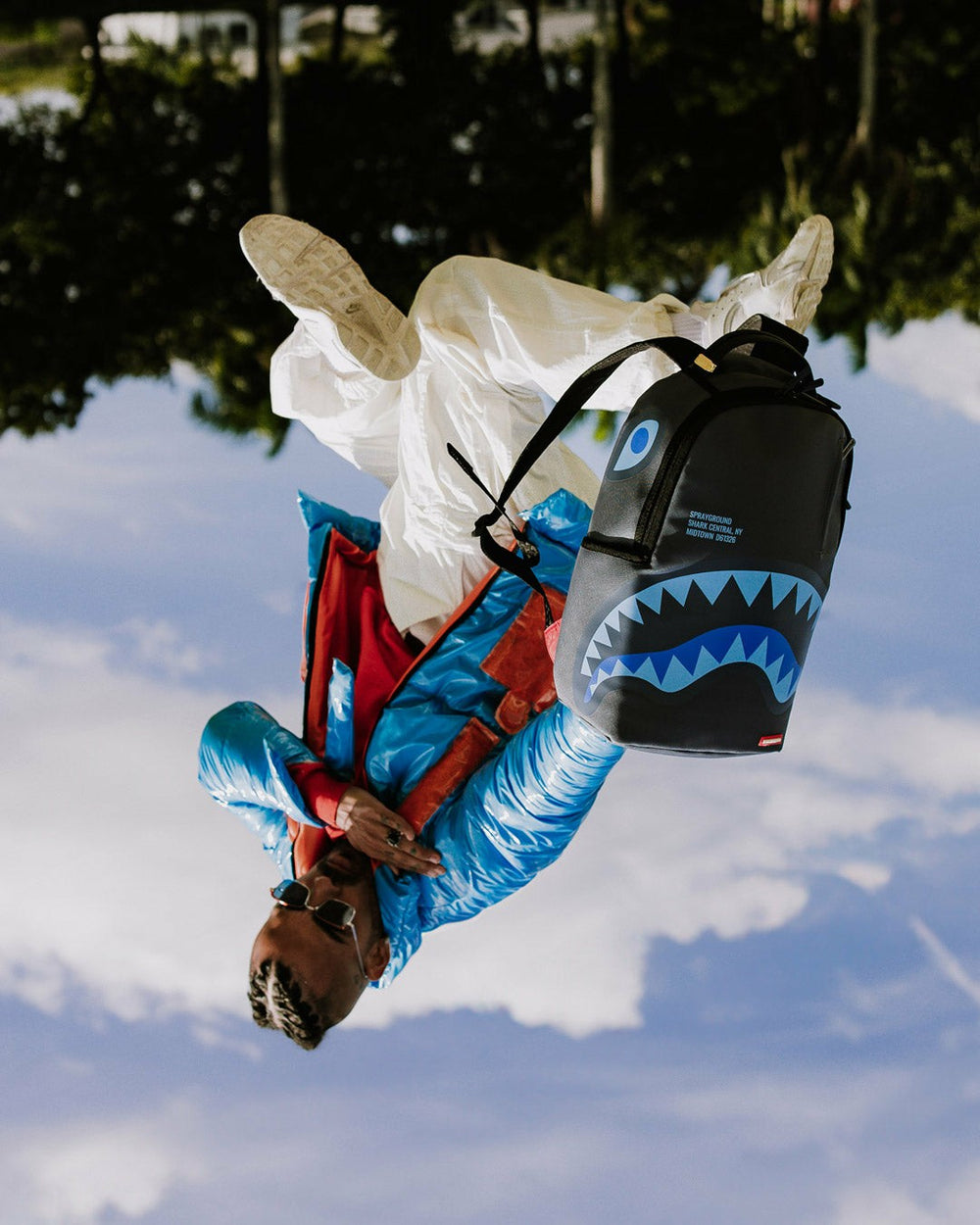 SHARK CENTRAL LATE ARRIVAL DLXSV BACKPACK | Sprayground On Sale