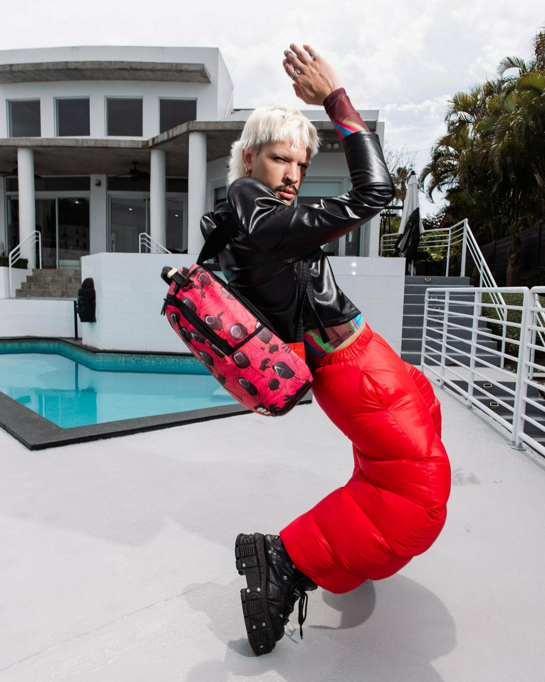 SQUID GAME COLLAB FRONT MAN CREW BACKPACK | Sprayground Sale