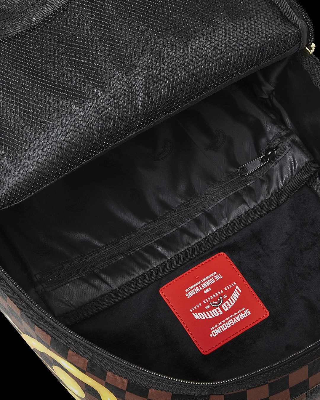 RICHIE RICH PAINT THE SHARK GOLD BACKPACK | Sprayground Outlets