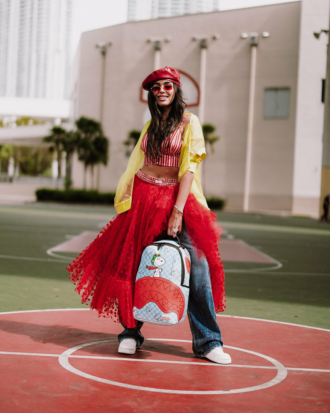 SNOOPY PILOT SHARK DLXSV BACKPACK | Sprayground On Sale