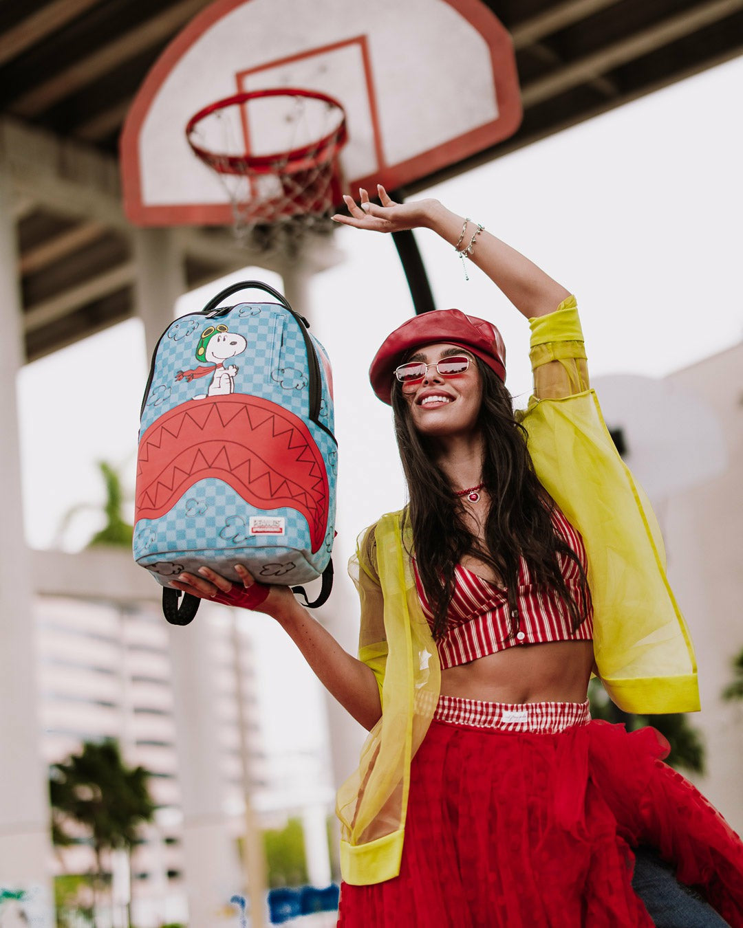 SNOOPY PILOT SHARK DLXSV BACKPACK | Sprayground On Sale