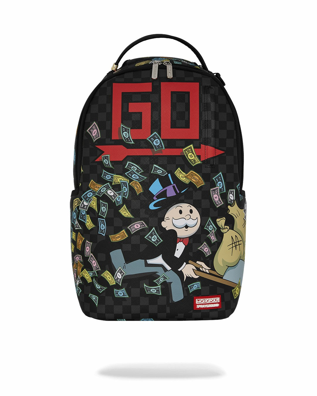 MONOPOLY WHEEL BARREL BACKPACK | Sprayground On Sale