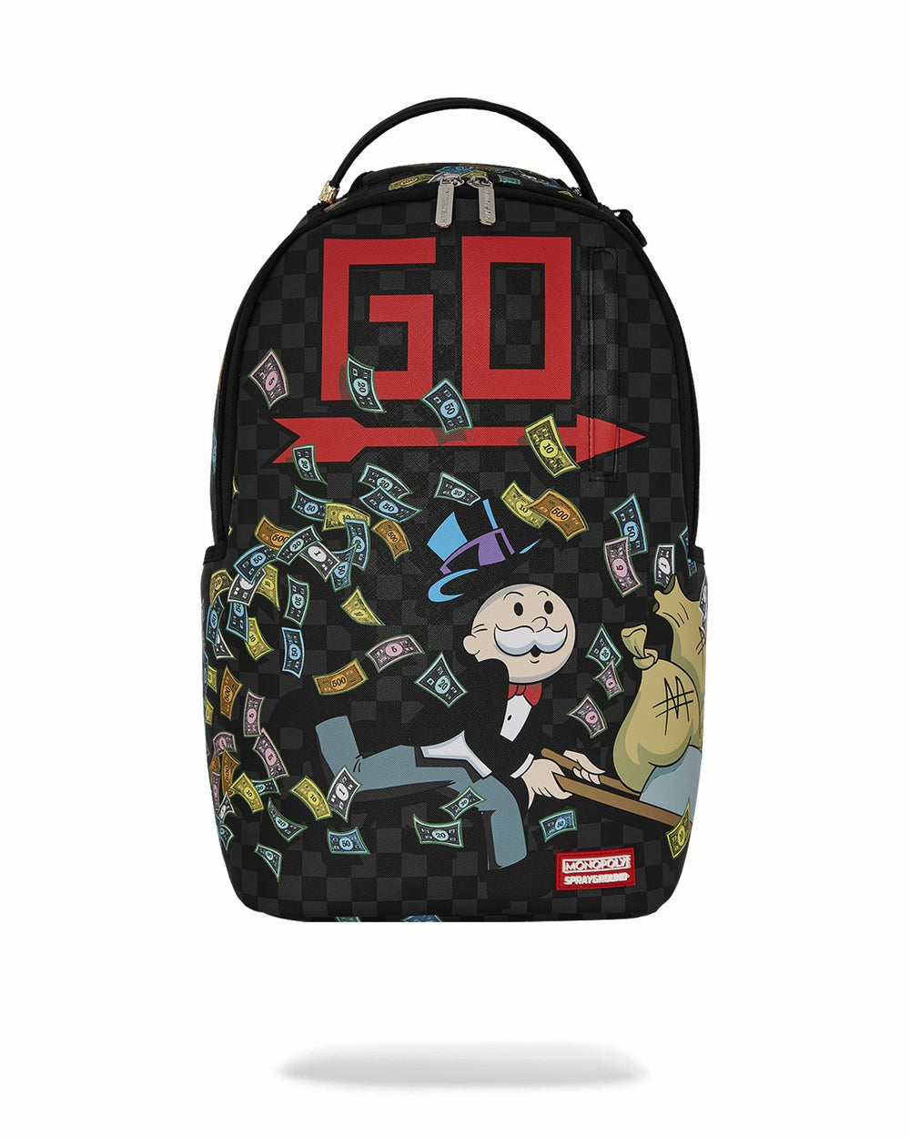 MONOPOLY WHEEL BARREL BACKPACK | Sprayground On Sale