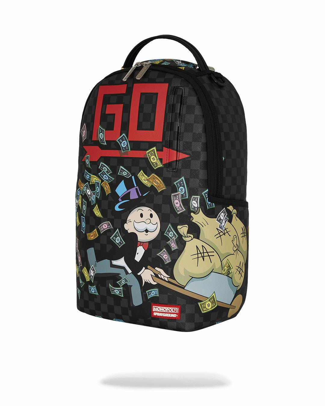 MONOPOLY WHEEL BARREL BACKPACK | Sprayground On Sale