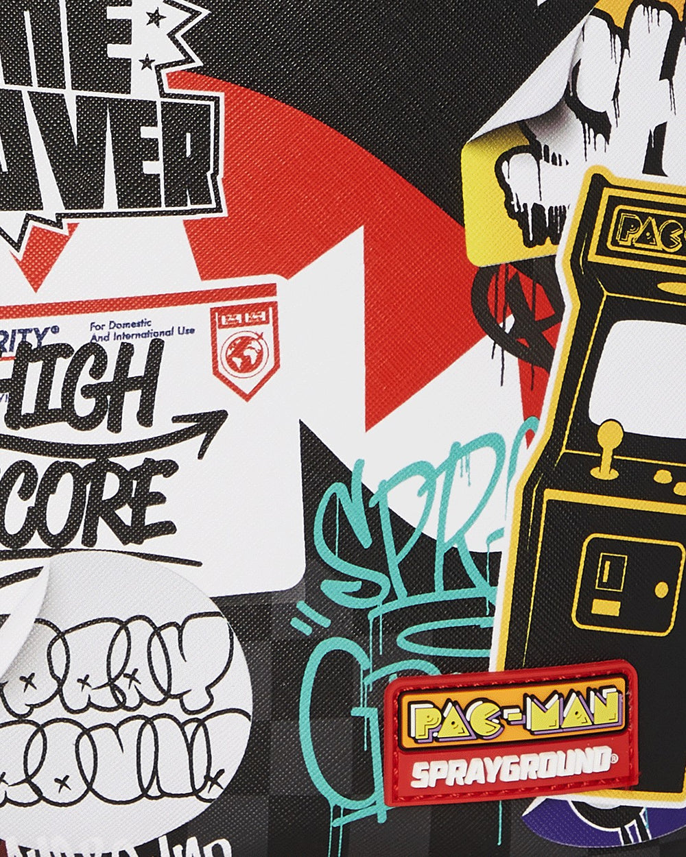 PACMAN LEVELED-UP ART BACKPACK | Sprayground Outlets