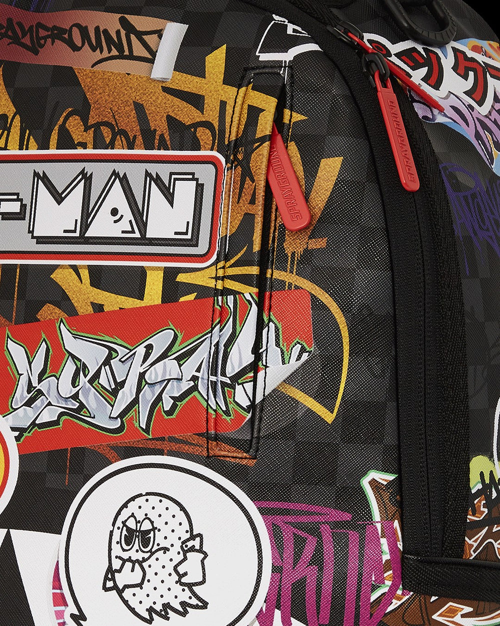 PACMAN LEVELED-UP ART BACKPACK | Sprayground Outlets
