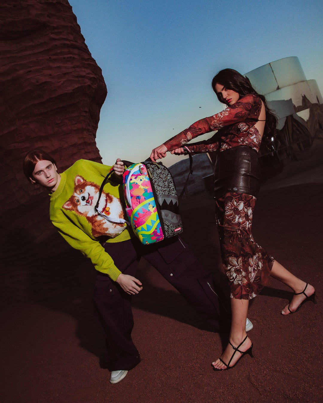 TWINS CHAOS SPLIT 2 BAGS BACKPACK | Sprayground Outlets