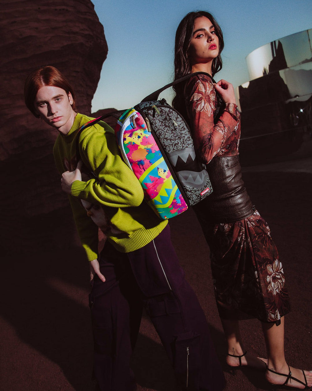 TWINS CHAOS SPLIT 2 BAGS BACKPACK | Sprayground Outlets