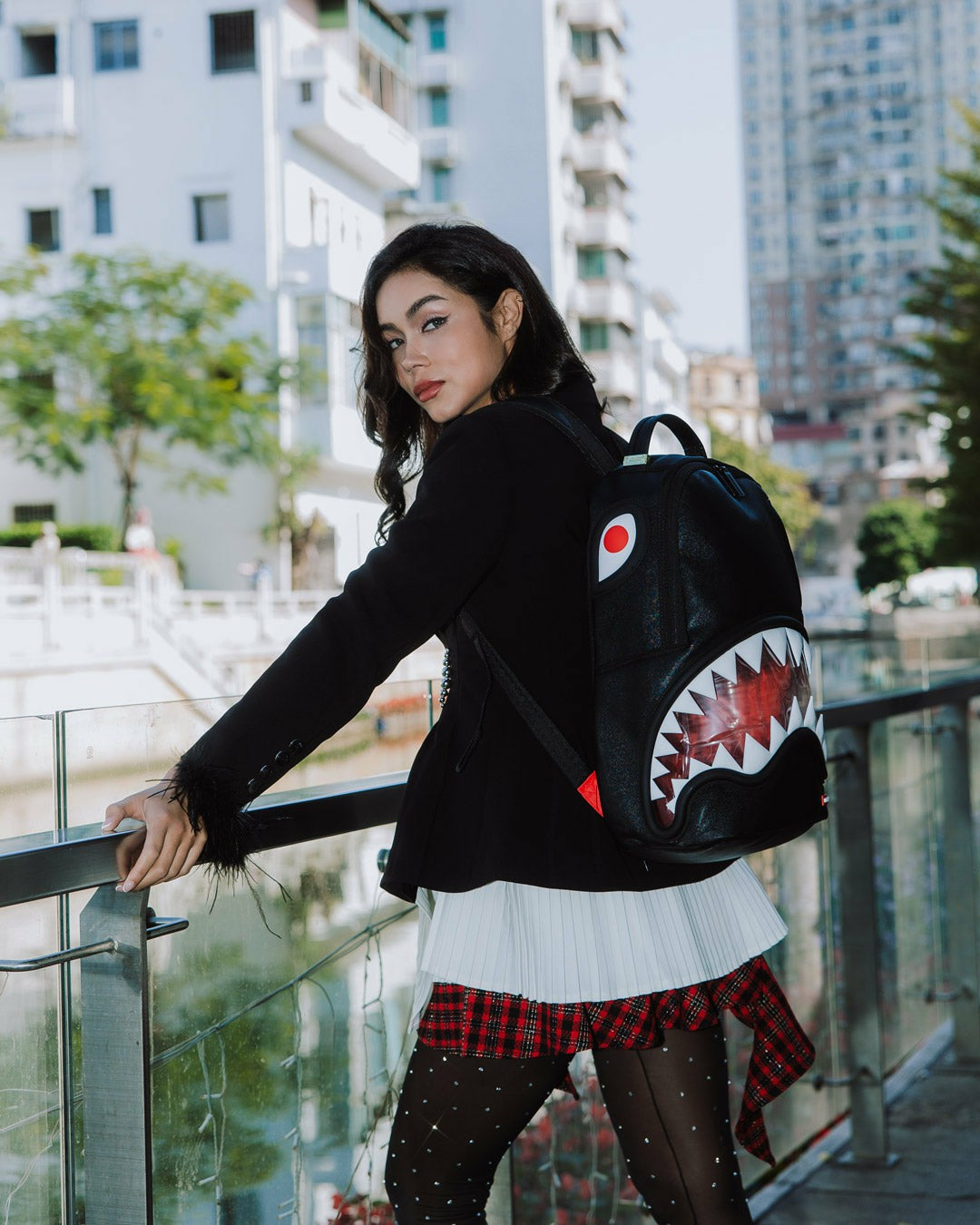 BIG BITE LUCID CLEAR SHARK BITE BACKPACK | Sprayground Savings