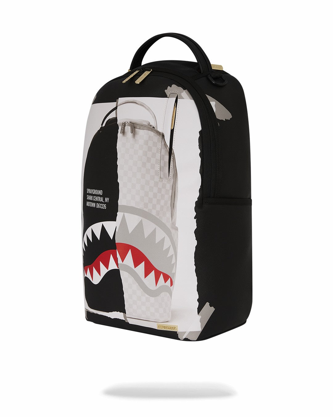 BAG ON BAG OPTICAL ILLUSION SHARKS IN PARIS BACKPACK | Sprayground Hot Deal