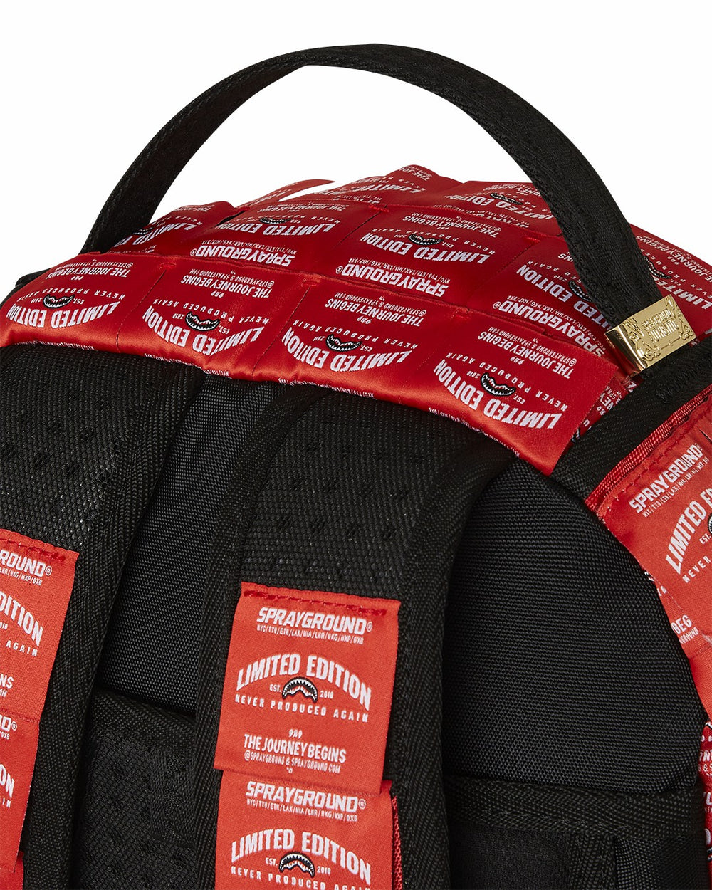 MADE OF WOVEN LABELS SHARK BACKPACK | Sprayground Limited Offer