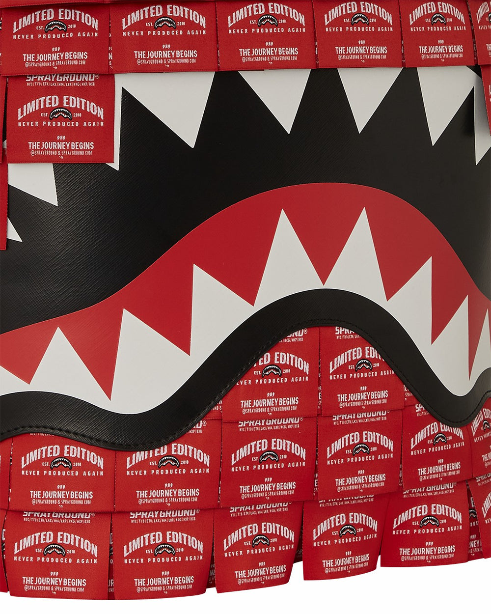 MADE OF WOVEN LABELS SHARK BACKPACK | Sprayground Limited Offer