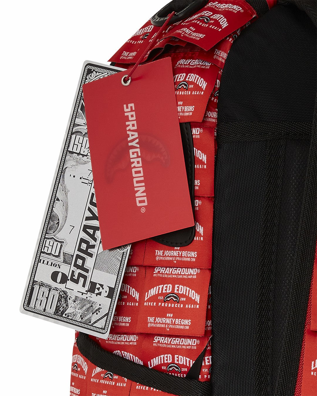 MADE OF WOVEN LABELS SHARK BACKPACK | Sprayground Limited Offer