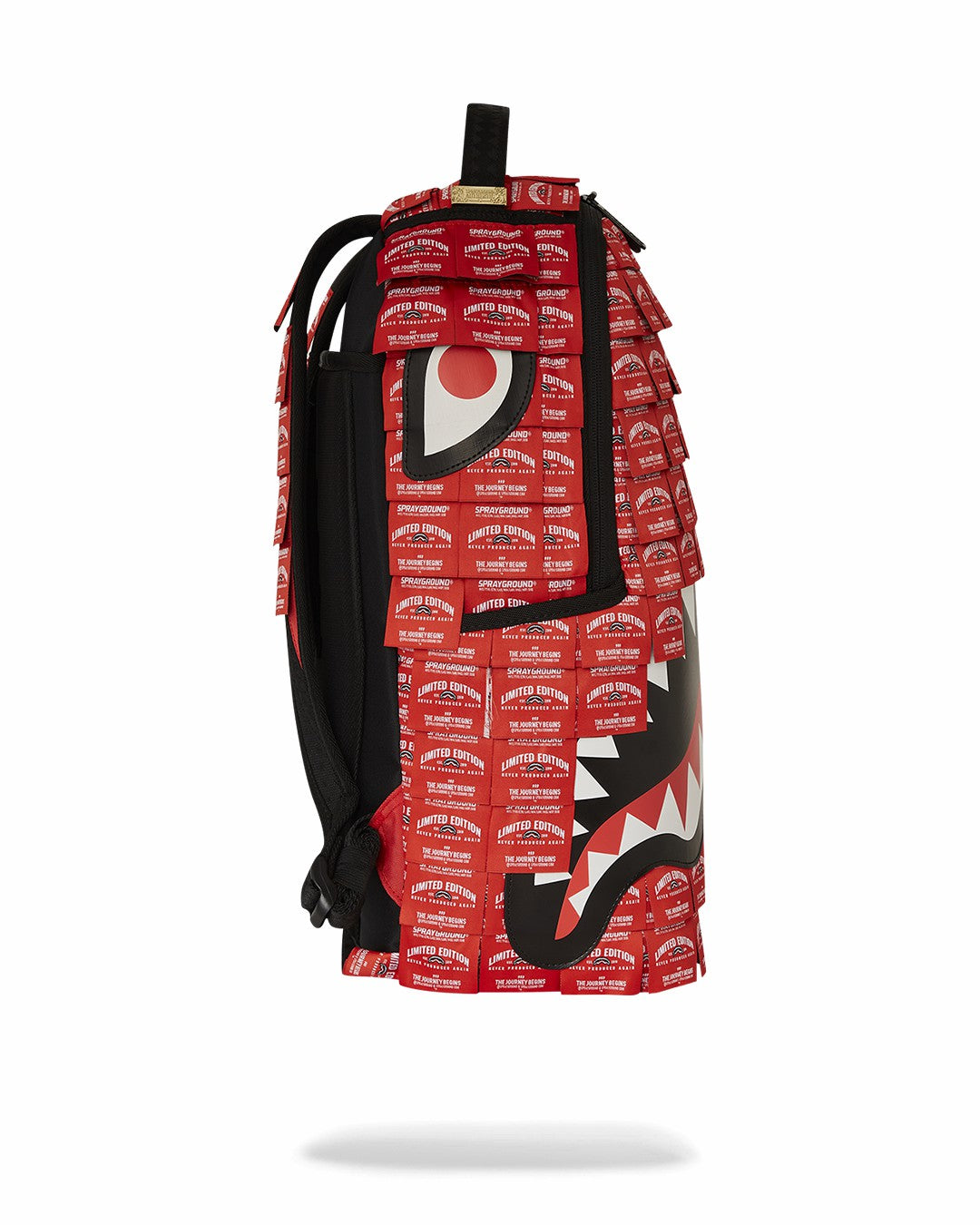 MADE OF WOVEN LABELS SHARK BACKPACK | Sprayground Limited Offer