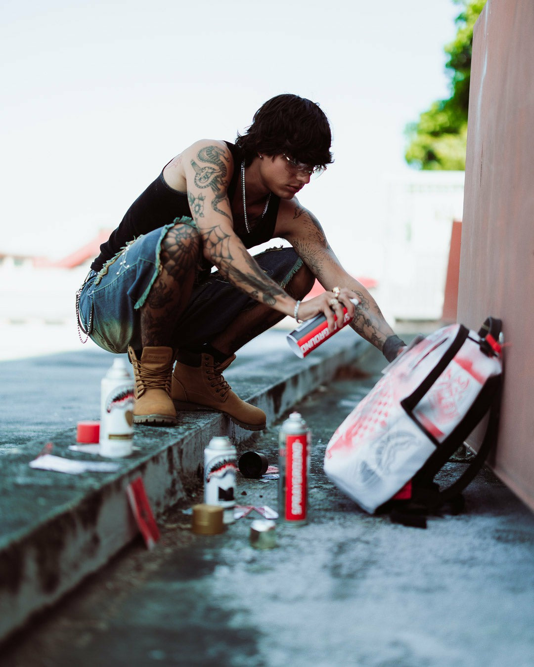 GRAFFITI ARTIST - DESIGN YOUR OWN BACKPACK - 9 STENCILS INCLUDED | Sprayground On Sale