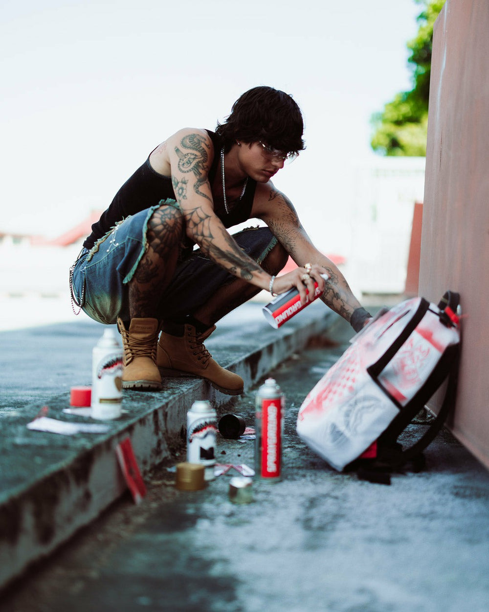 GRAFFITI ARTIST - DESIGN YOUR OWN BACKPACK - 9 STENCILS INCLUDED | Sprayground On Sale