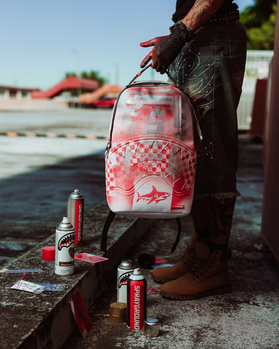 GRAFFITI ARTIST - DESIGN YOUR OWN BACKPACK - 9 STENCILS INCLUDED | Sprayground On Sale