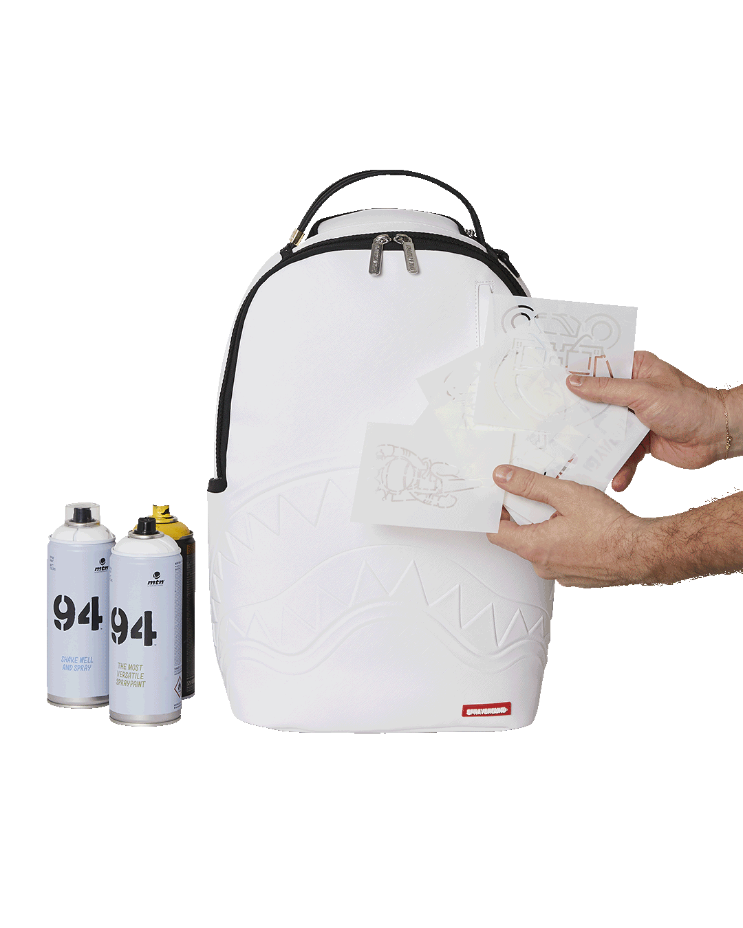 GRAFFITI ARTIST - DESIGN YOUR OWN BACKPACK - 9 STENCILS INCLUDED | Sprayground On Sale