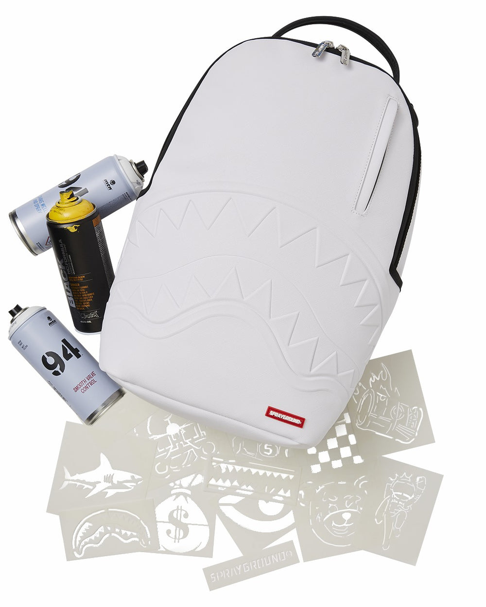 GRAFFITI ARTIST - DESIGN YOUR OWN BACKPACK - 9 STENCILS INCLUDED | Sprayground On Sale