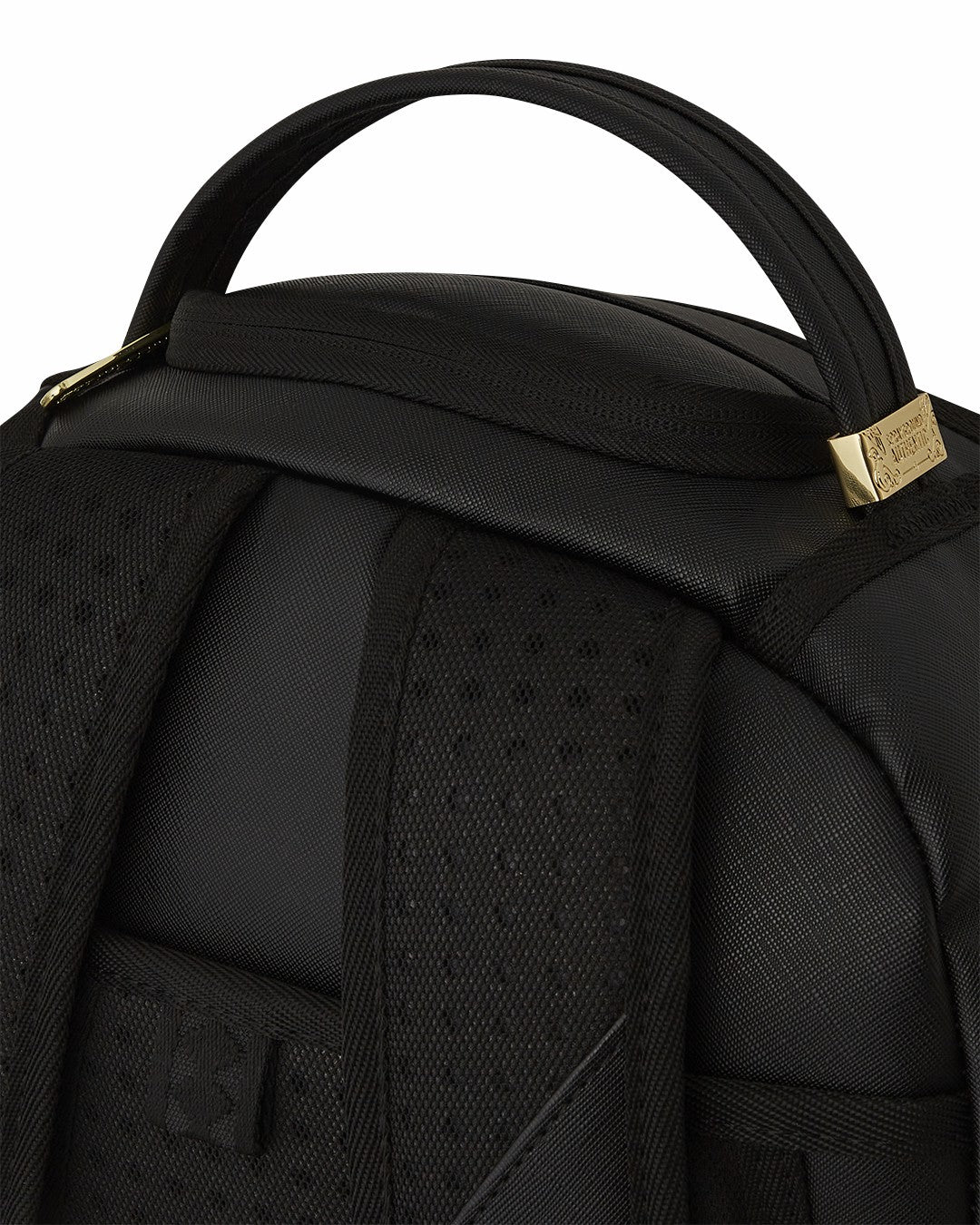 GOLD AND BLACK RACING STRIPES BACKPACK | Sprayground Bargain