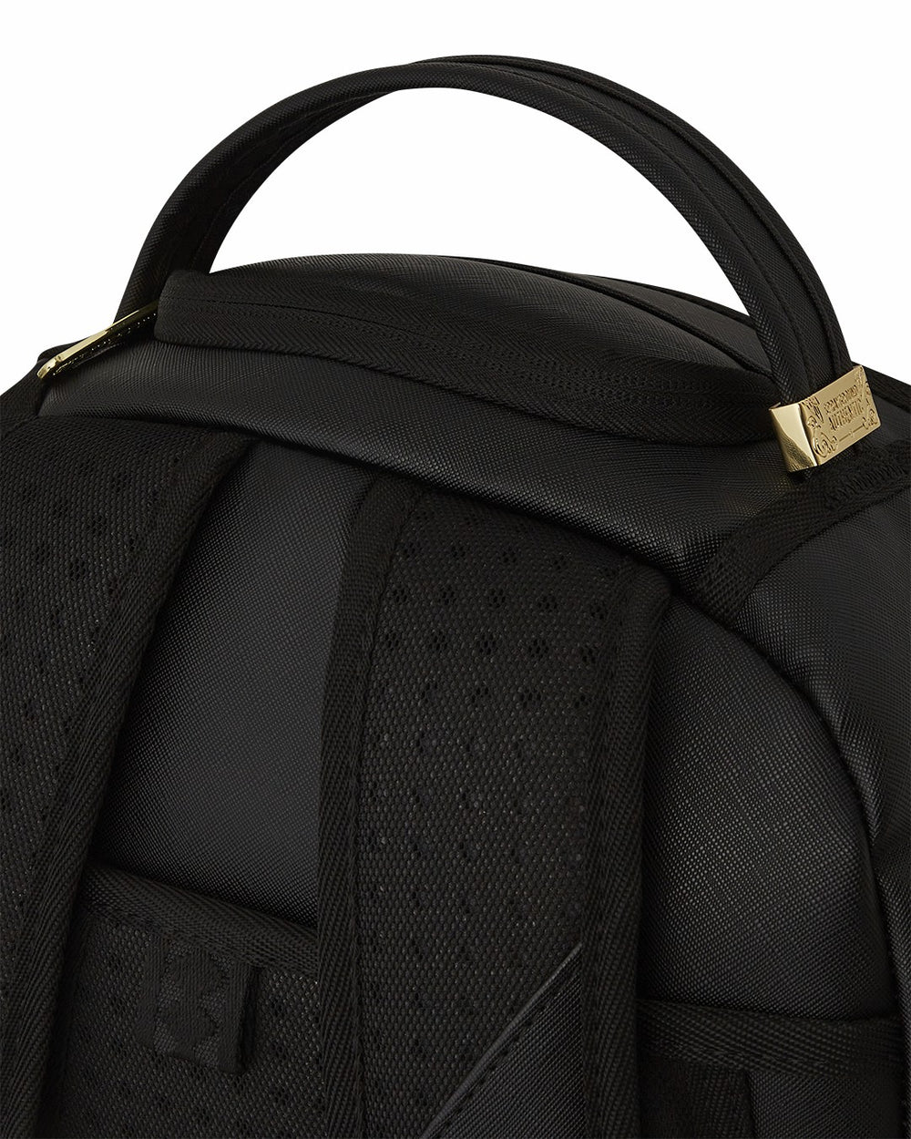 GOLD AND BLACK RACING STRIPES BACKPACK | Sprayground Bargain
