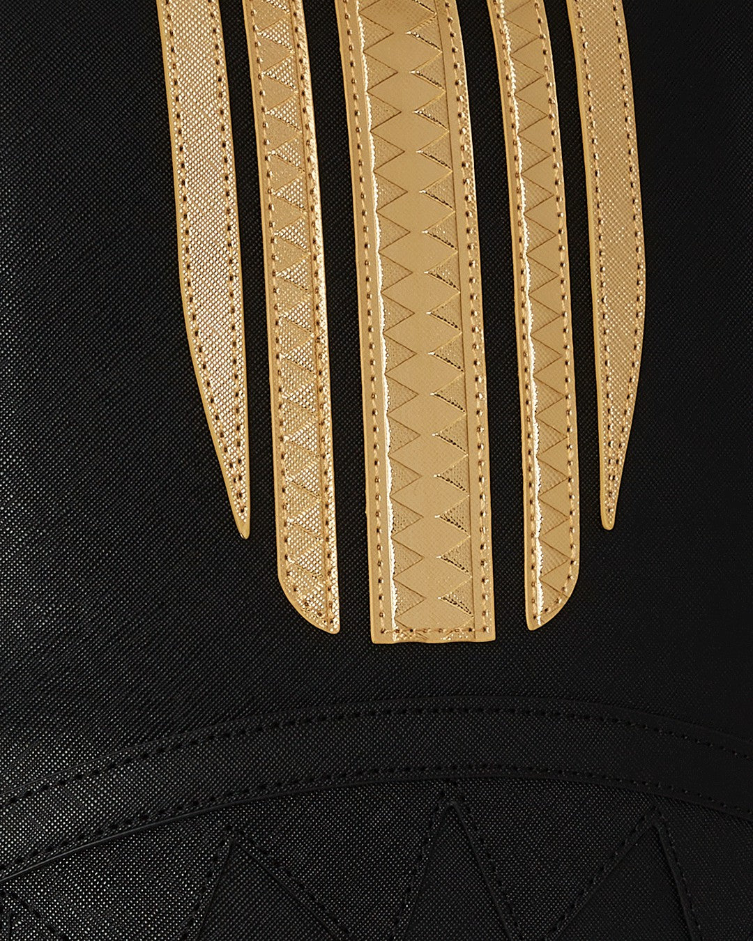 GOLD AND BLACK RACING STRIPES BACKPACK | Sprayground Bargain