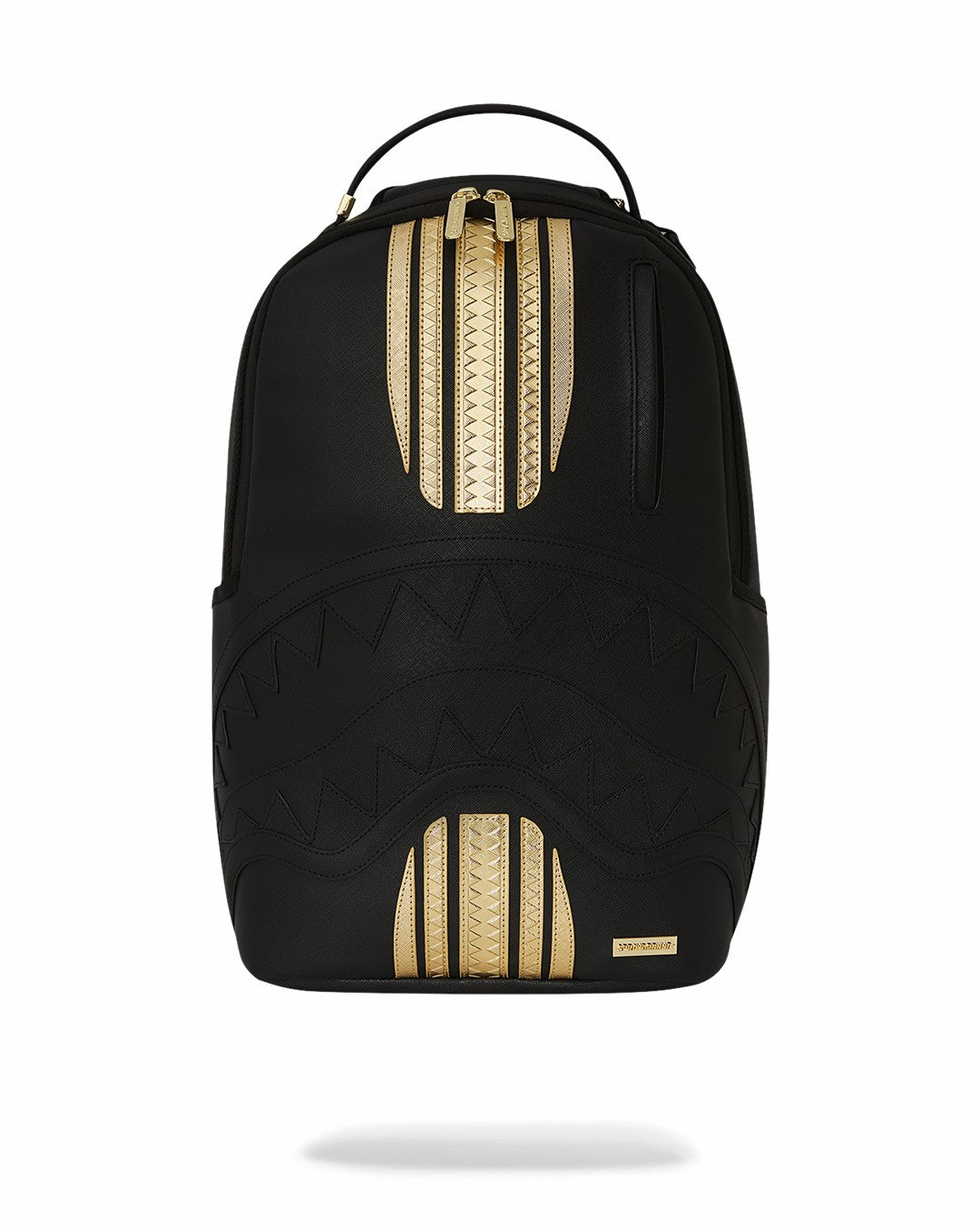 GOLD AND BLACK RACING STRIPES BACKPACK | Sprayground Bargain