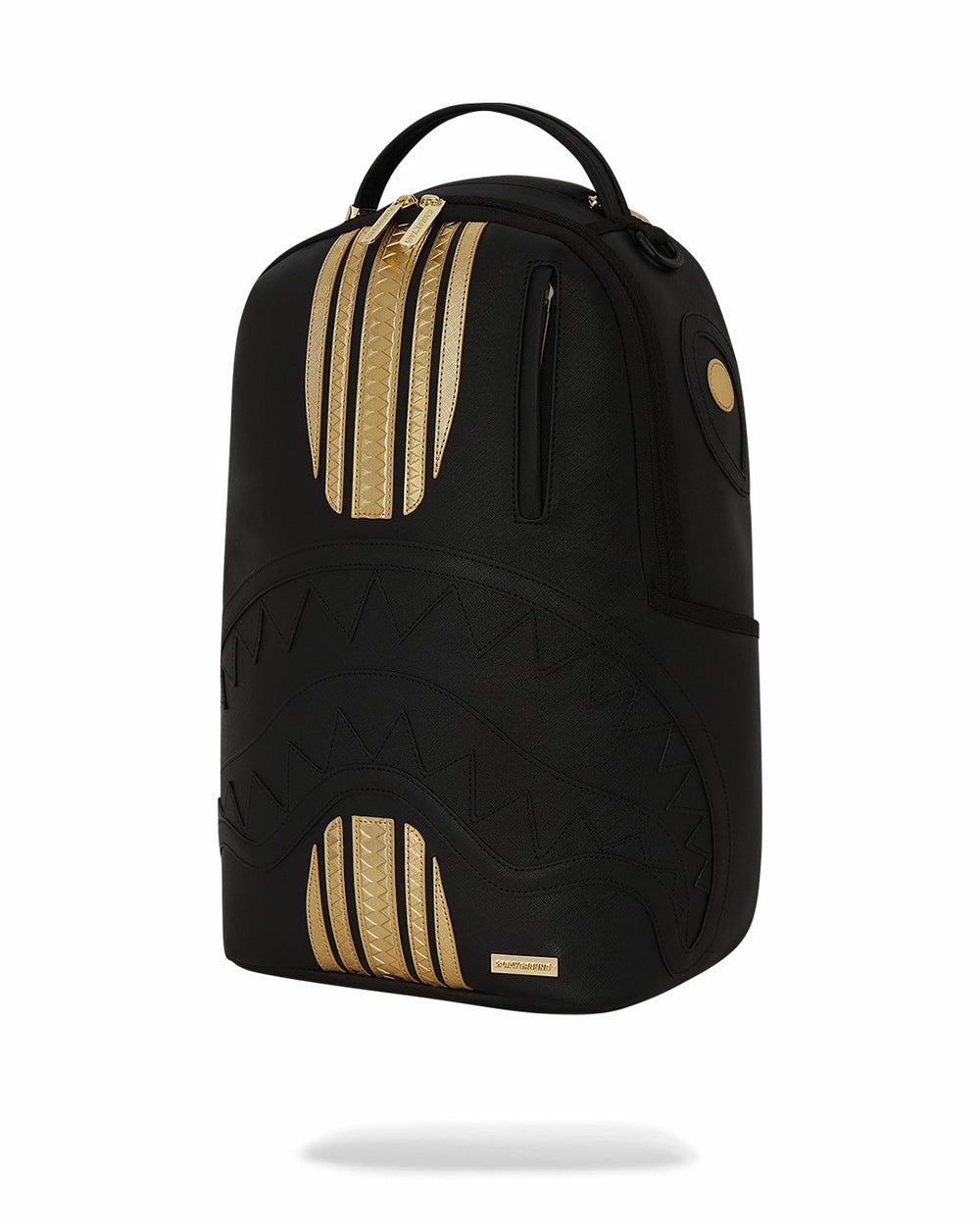 GOLD AND BLACK RACING STRIPES BACKPACK | Sprayground Bargain