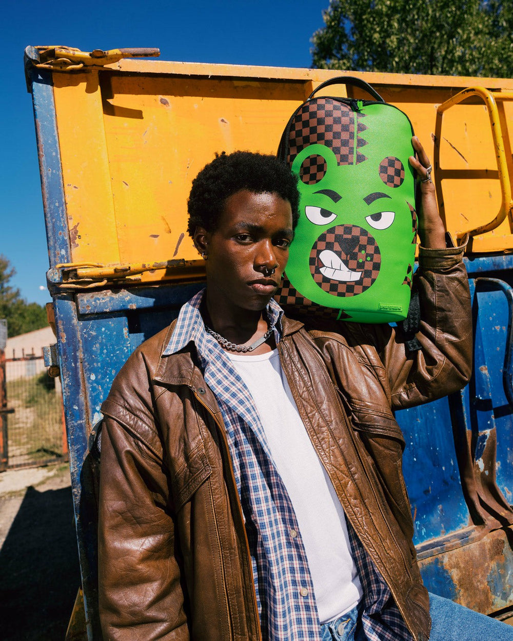 GREEN MONEY BEAR DLXSV BACKPACK | Sprayground Limited Offer