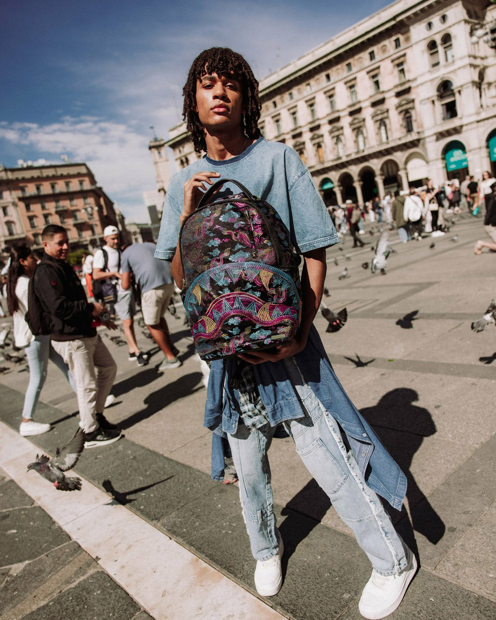 EMBROIDERED DRAGONS DLX BACKPACK | Sprayground Sale