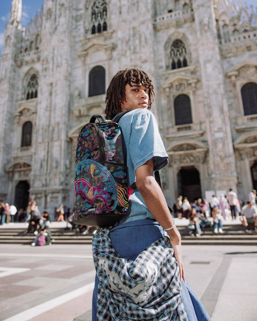 EMBROIDERED DRAGONS DLX BACKPACK | Sprayground Sale