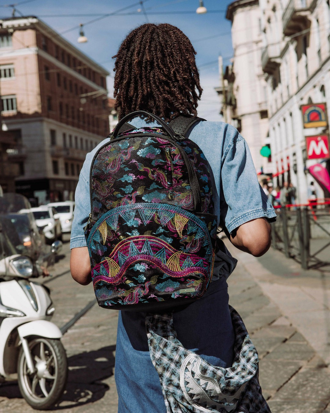 EMBROIDERED DRAGONS DLX BACKPACK | Sprayground Sale