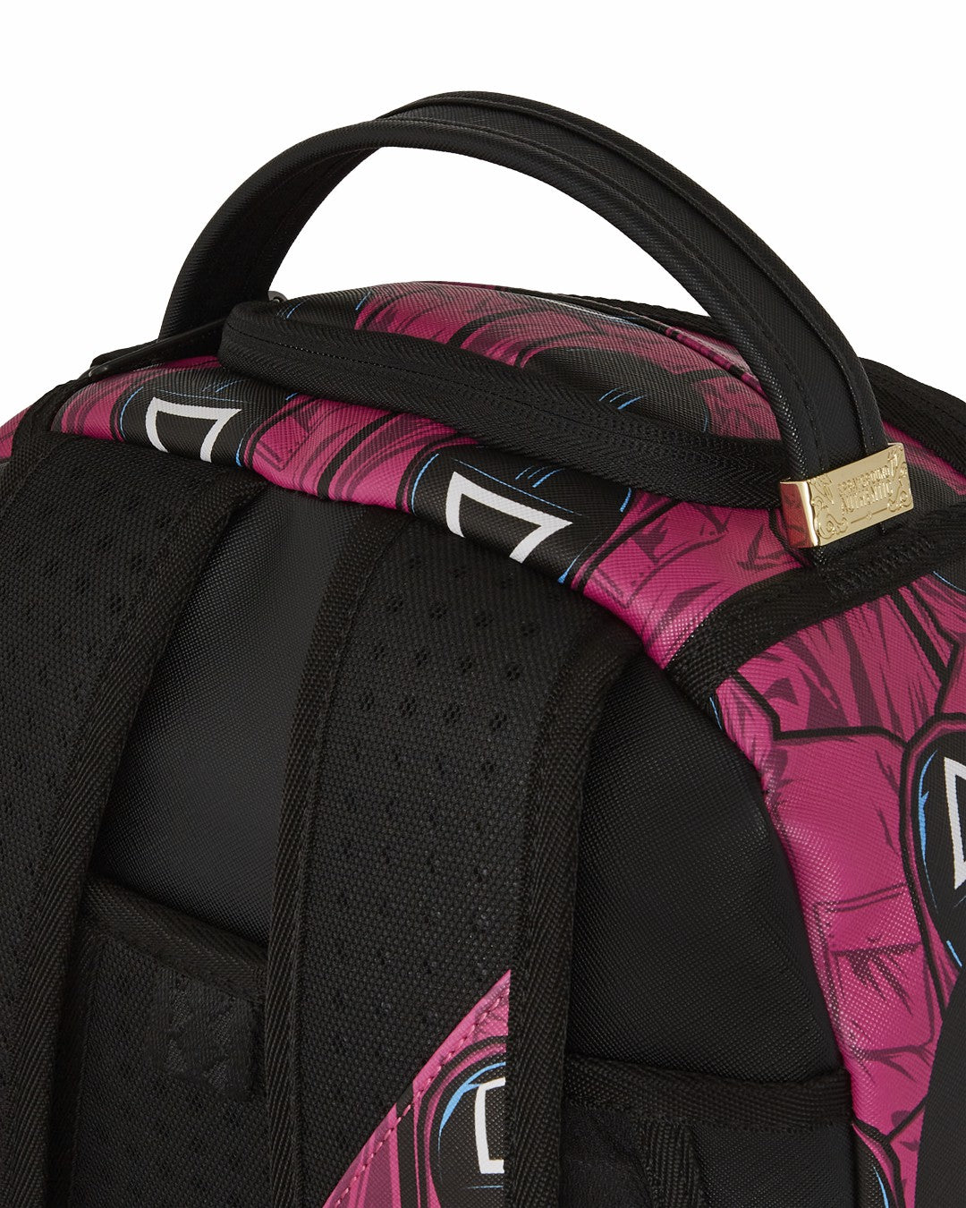SQUID GAME COLLAB FRONT MAN & PINK GUARD SHARKS BACKPACK | Sprayground On Sale