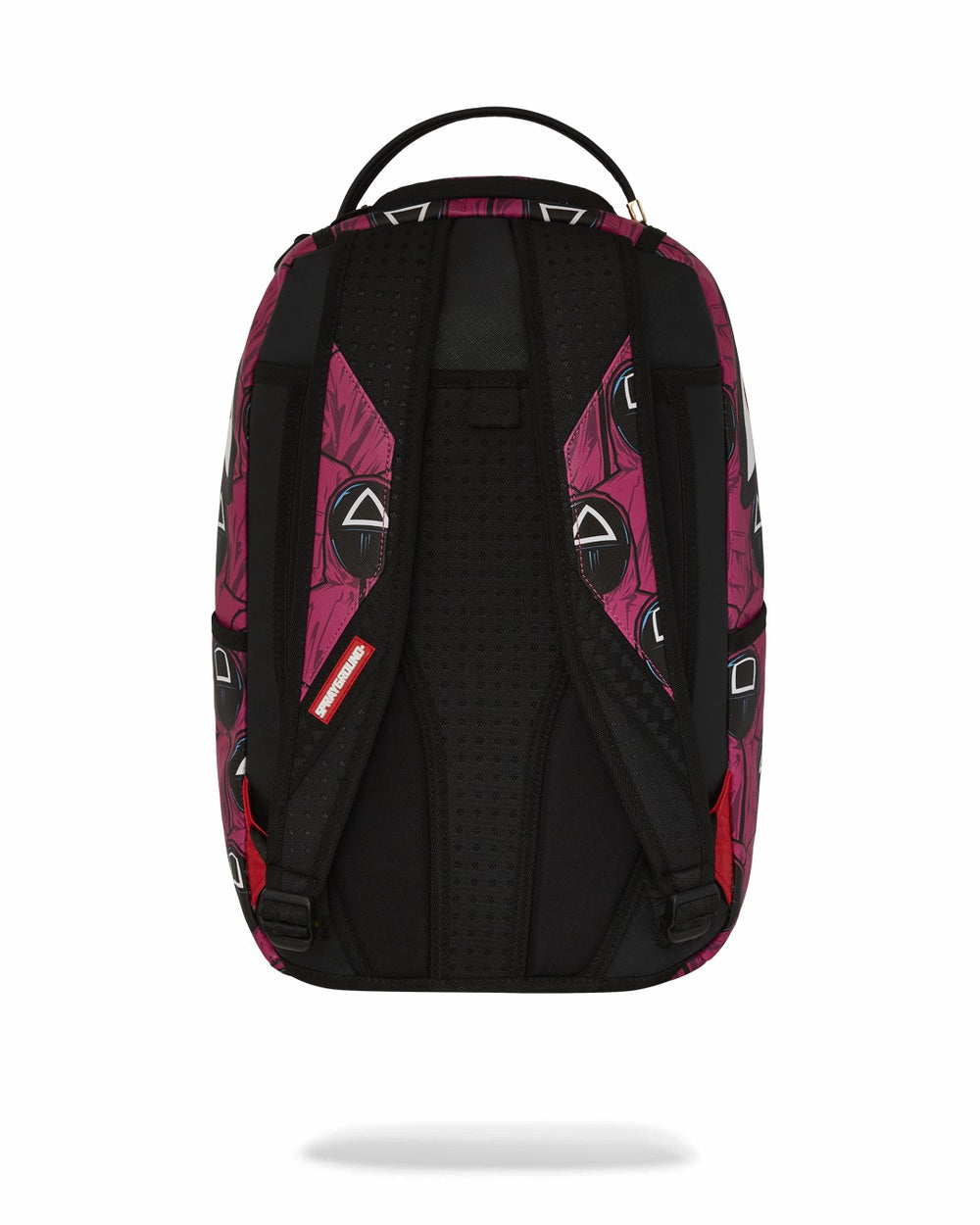 SQUID GAME COLLAB FRONT MAN & PINK GUARD SHARKS BACKPACK | Sprayground On Sale