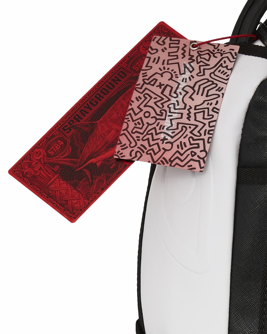 KEITH HARING BIG BLUE PURSE ART BACKPACK | Sprayground Sale