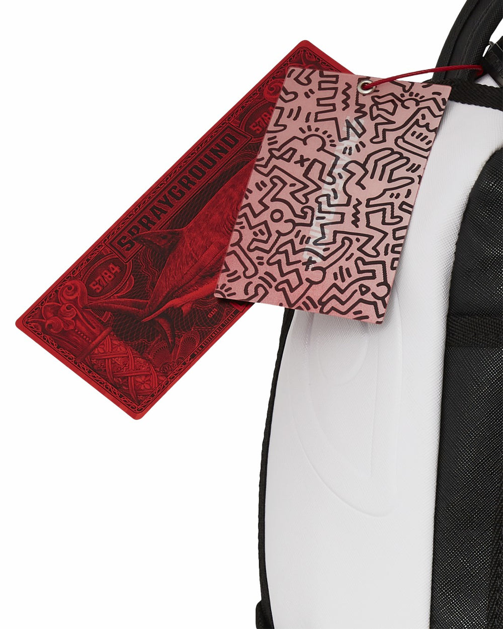 KEITH HARING BIG BLUE PURSE ART BACKPACK | Sprayground Sale