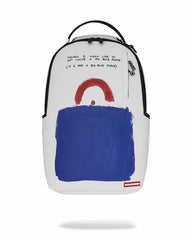 KEITH HARING BIG BLUE PURSE ART BACKPACK | Sprayground Sale
