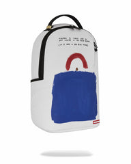 KEITH HARING BIG BLUE PURSE ART BACKPACK | Sprayground Sale