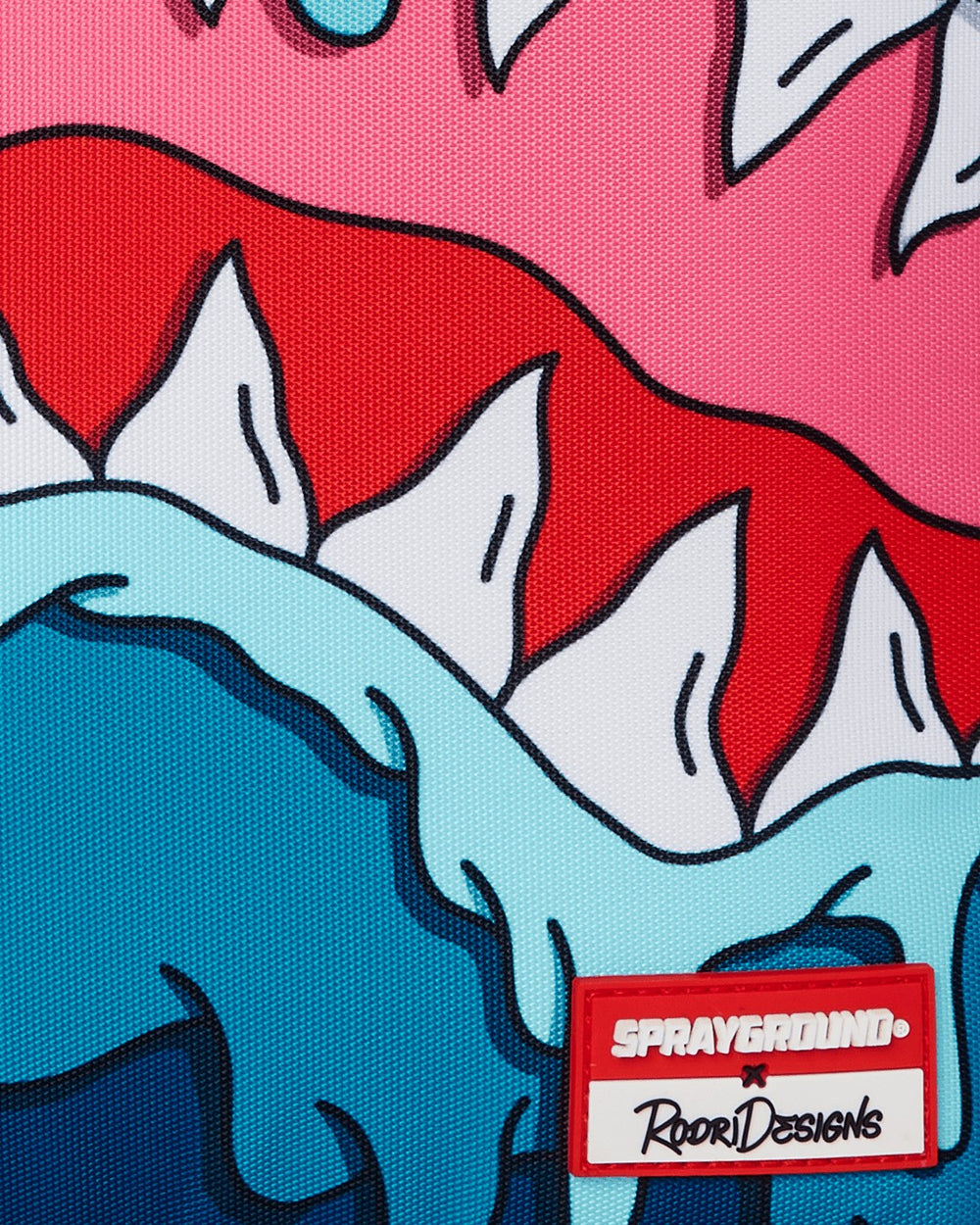 JORGE RODRIGUEZ THE ARTIST COLLAB DRIPS SHARKS BACKPACK | Sprayground Bargain