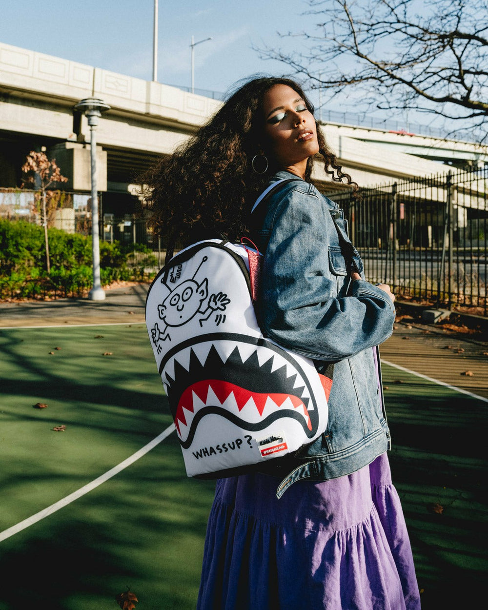 KEITH HARING WHASSUP ALIEN DLX BACKPACK | Sprayground Value Deal