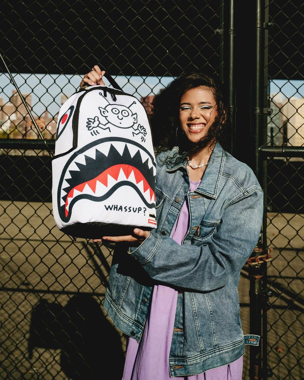 KEITH HARING WHASSUP ALIEN DLX BACKPACK | Sprayground Value Deal