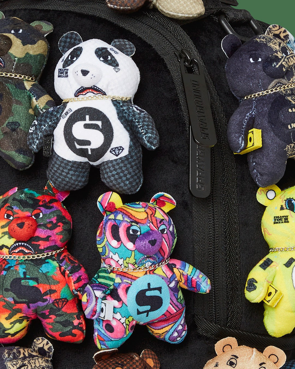 PACK OF BEARS REAL PLUSH BEARS RUNWAY PIECE BACKPACK - SUPER EXCLUSIVE | Sprayground Hot Deal