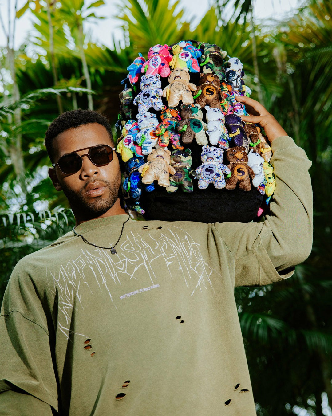 PACK OF BEARS REAL PLUSH BEARS RUNWAY PIECE BACKPACK - SUPER EXCLUSIVE | Sprayground Hot Deal