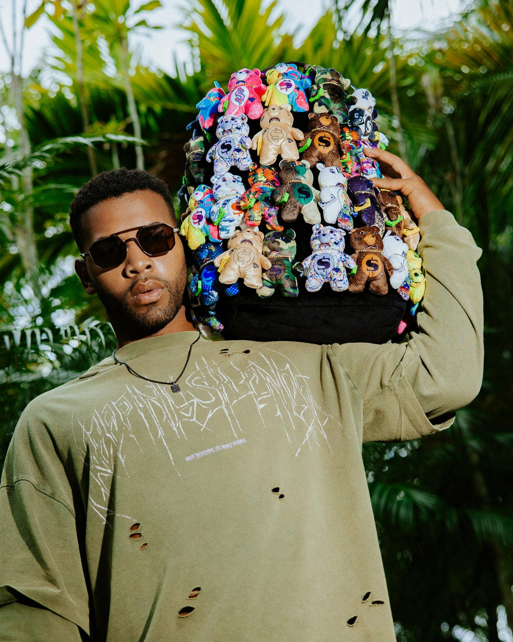 PACK OF BEARS REAL PLUSH BEARS RUNWAY PIECE BACKPACK - SUPER EXCLUSIVE | Sprayground Hot Deal