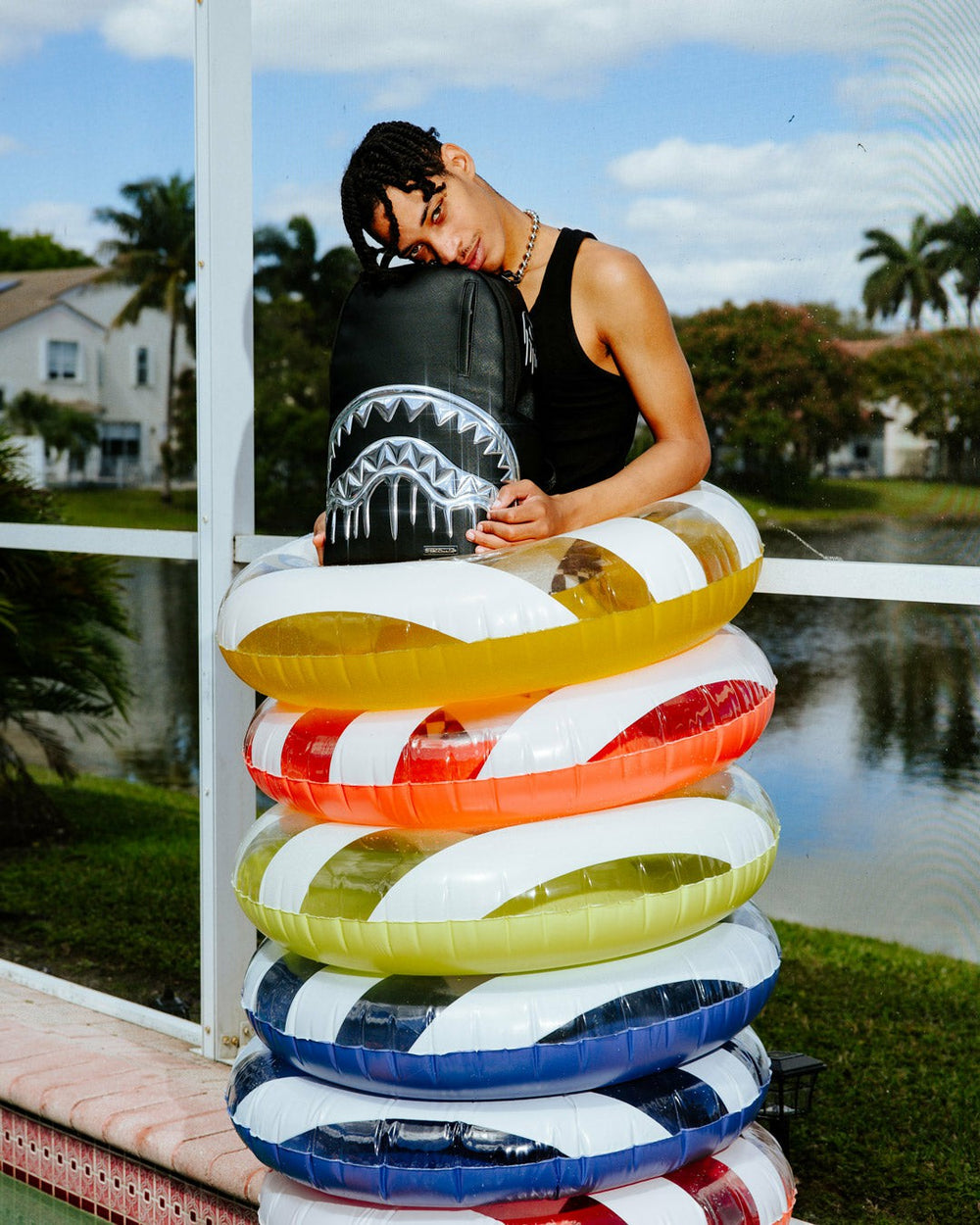 METALLIC TO THE TOUCH EXTRA DRIP BACKPACK | Sprayground Outlets
